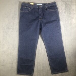 New Old Stock Lee Men's Regular Fit 100% Cotton Straight Leg Denim Jeans 42x30